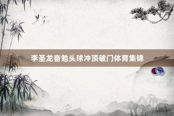 李圣龙奋勉头球冲顶破门体育集锦