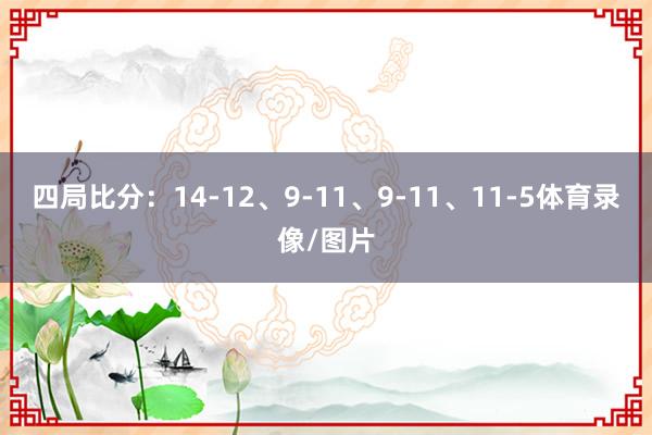 四局比分：14-12、9-11、9-11、11-5体育录像/图片