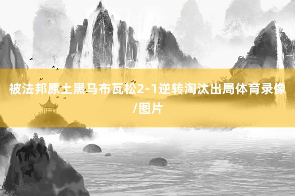 被法邦原土黑马布瓦松2-1逆转淘汰出局体育录像/图片
