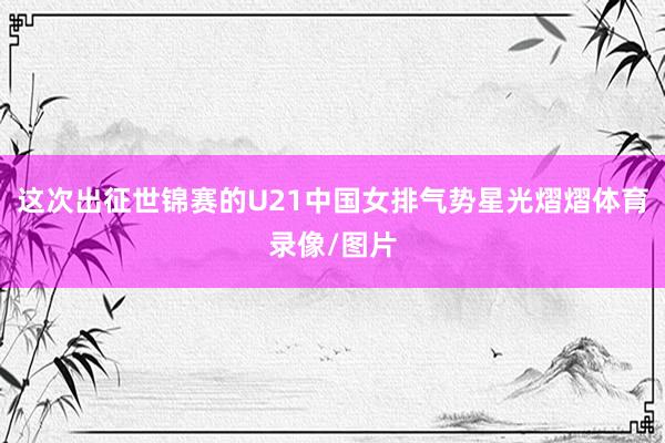 这次出征世锦赛的U21中国女排气势星光熠熠体育录像/图片