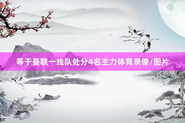 等于曼联一线队处分4名主力体育录像/图片