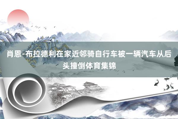 肖恩-布拉德利在家近邻骑自行车被一辆汽车从后头撞倒体育集锦