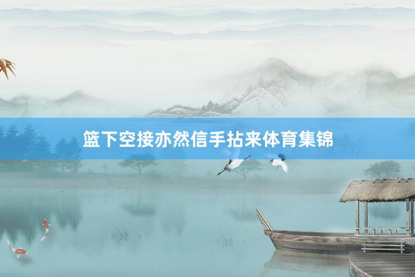 篮下空接亦然信手拈来体育集锦