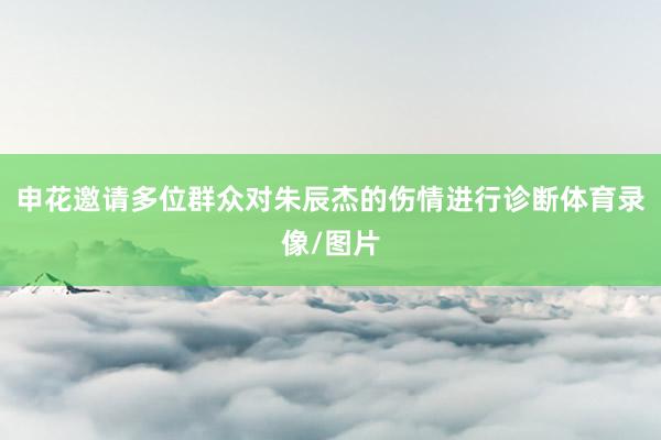 申花邀请多位群众对朱辰杰的伤情进行诊断体育录像/图片