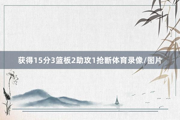 获得15分3篮板2助攻1抢断体育录像/图片